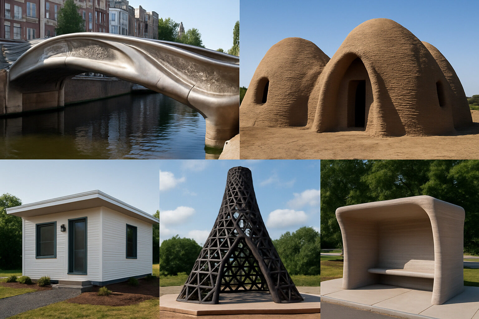 5 Architectural Projects Using Composite 3D Printing