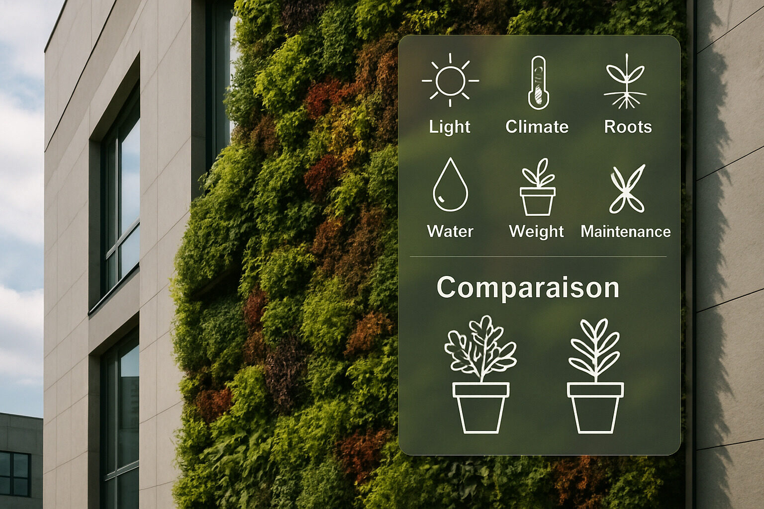 6 Factors for Vertical Garden Plant Selection