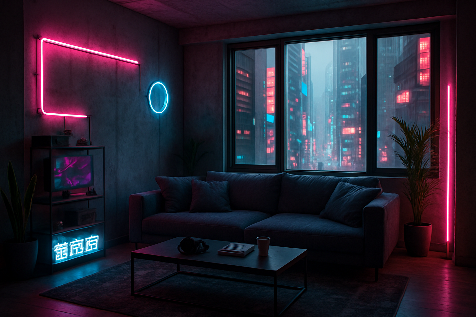 Apartment Makeover: Cyberpunk Style Essentials