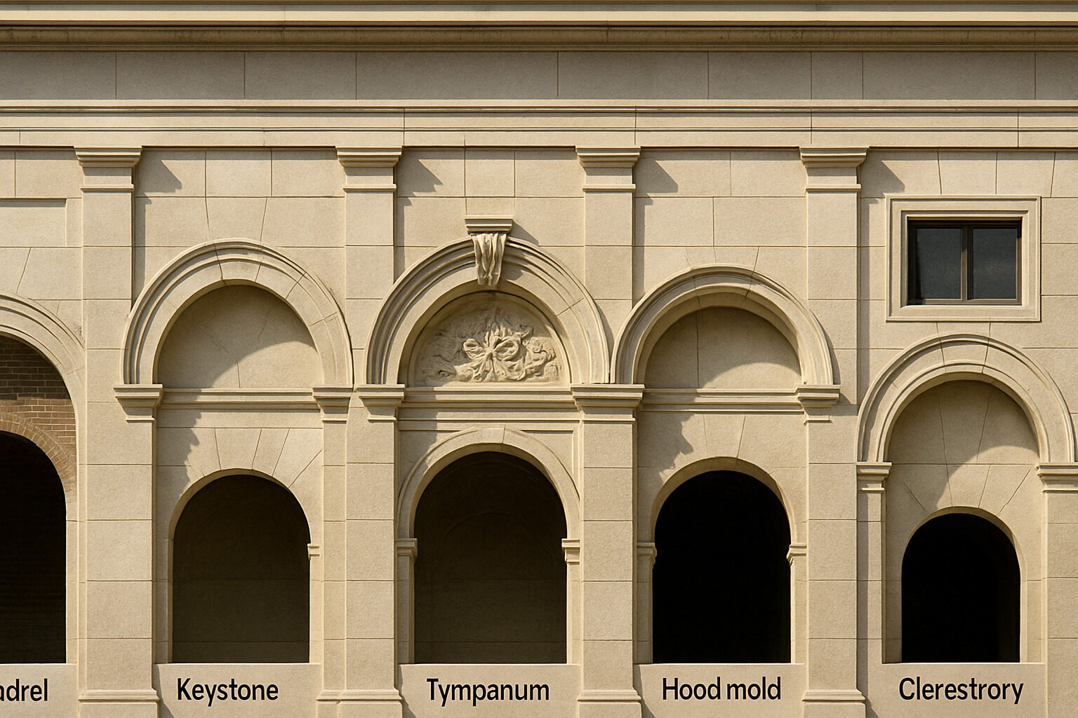 Architectural Features Above Arches, Explained