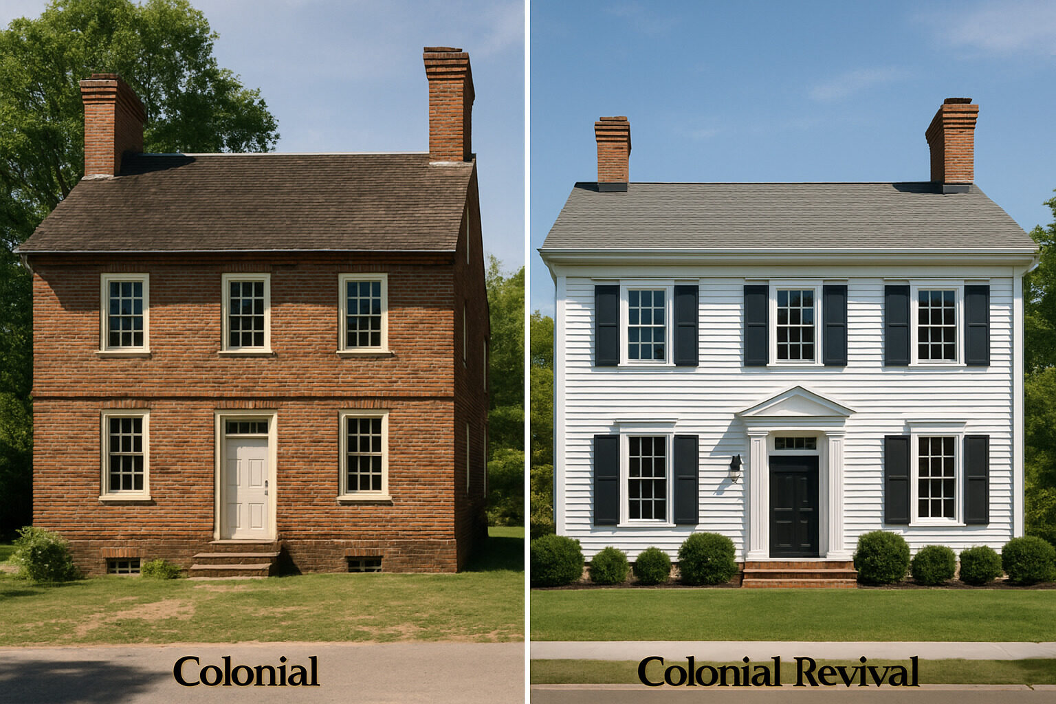 Colonial vs. Colonial Revival: How to Tell the Original from the Copy