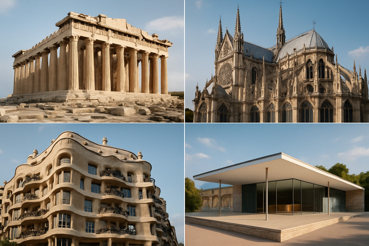 European Buildings: Landmark Architecture Across Eras and Countries