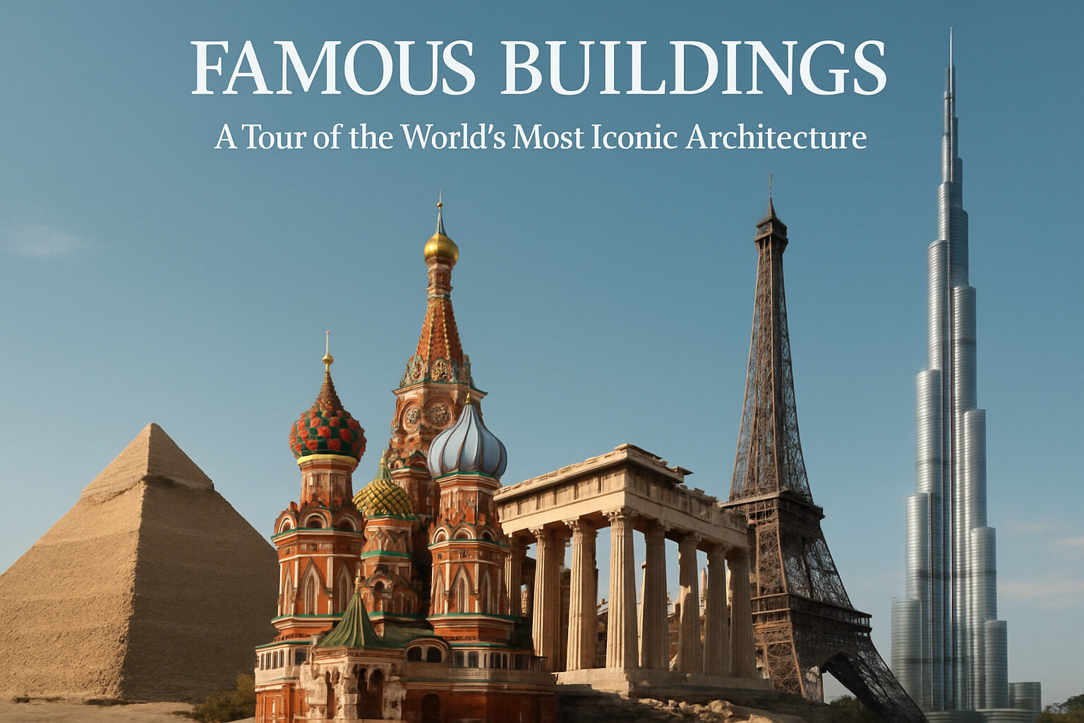 Famous Buildings: A Tour of the World's Most Iconic Architecture