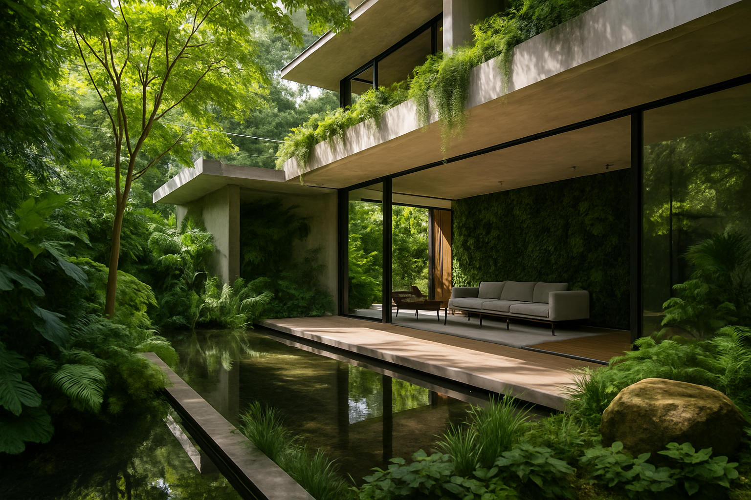 How AI Shapes Biophilic Architecture