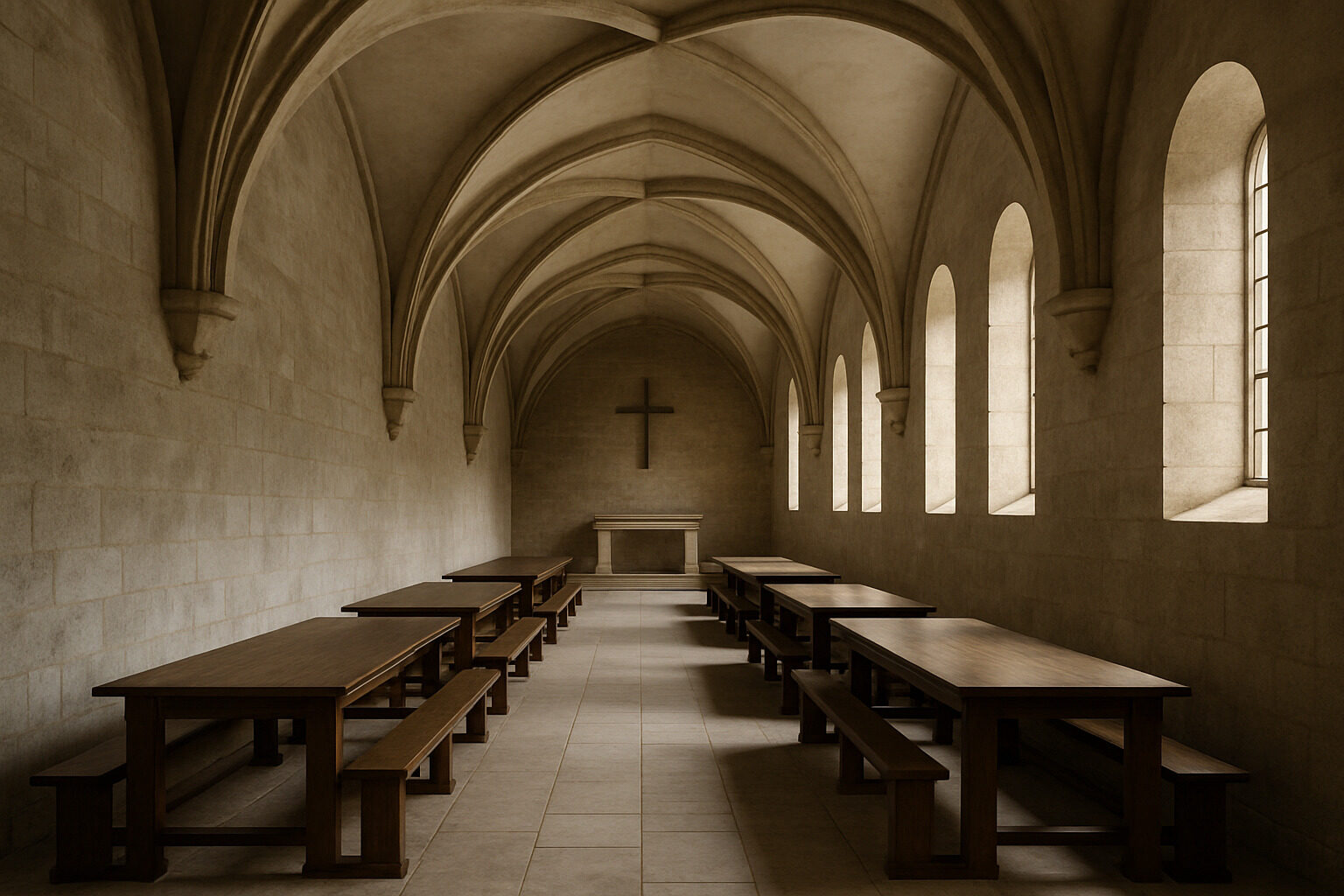 How Refectory Design Reflects Monastic Life