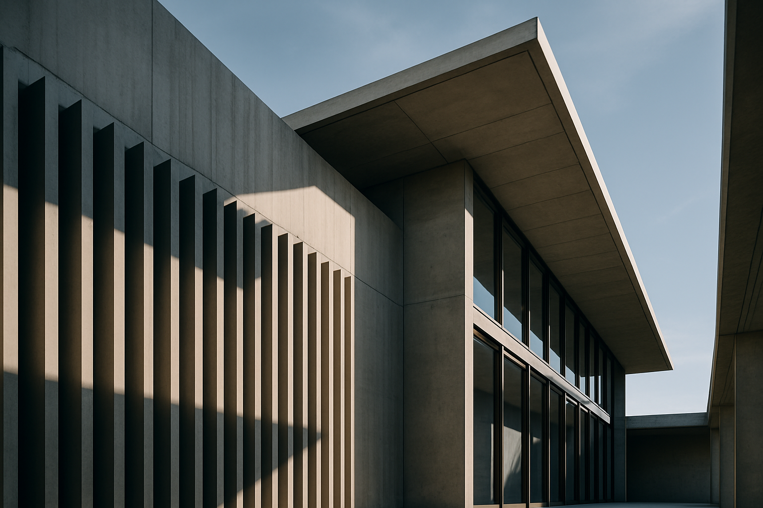 How Did the Architect Use Line When Creating This Structure?
