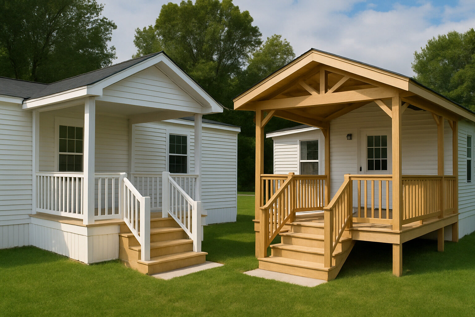 Mobile Home Front Porch Ideas: Designs, Materials, and Budgets