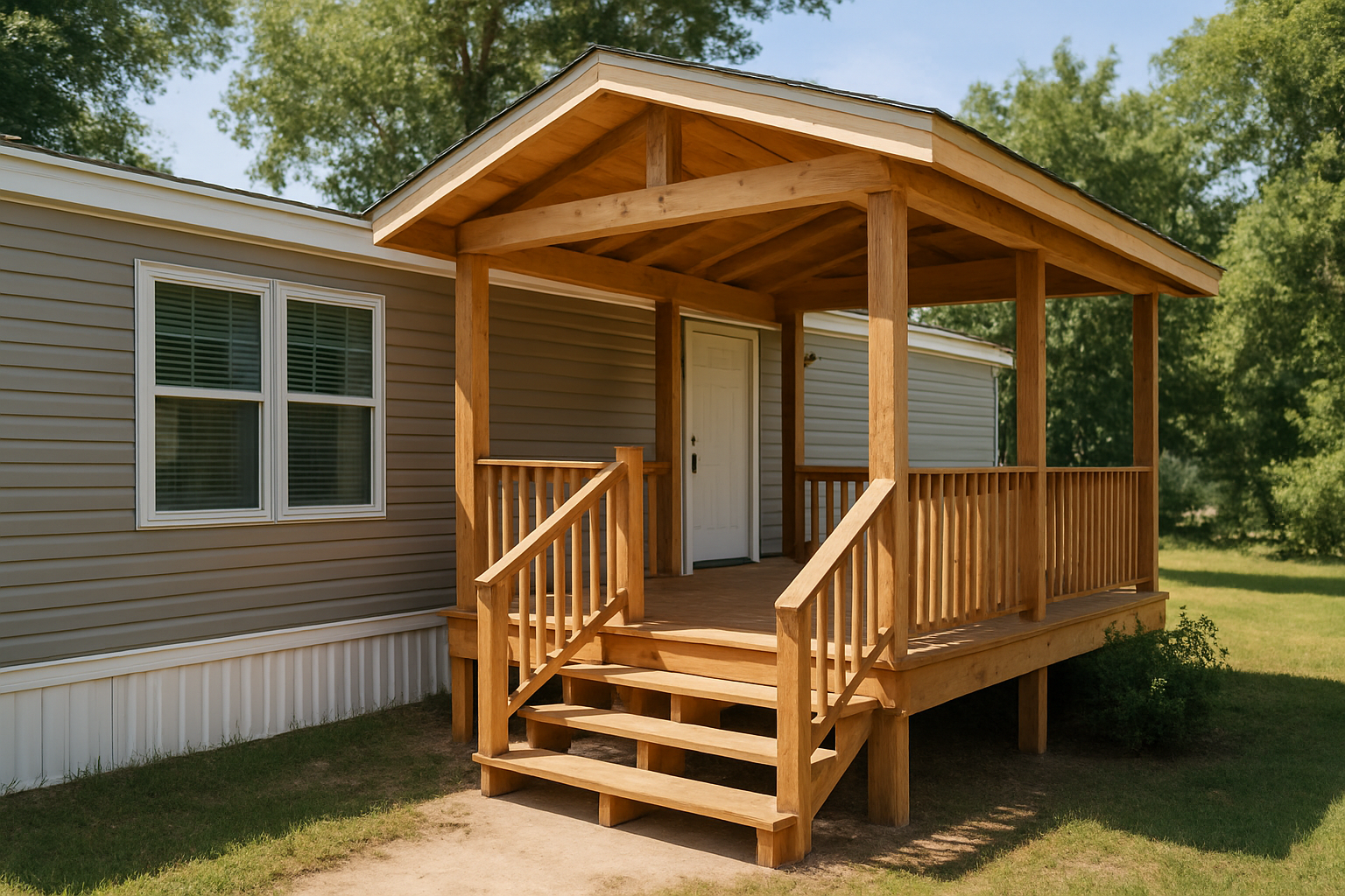 Mobile Home Front Porch Ideas: Designs, Materials, and Budgets