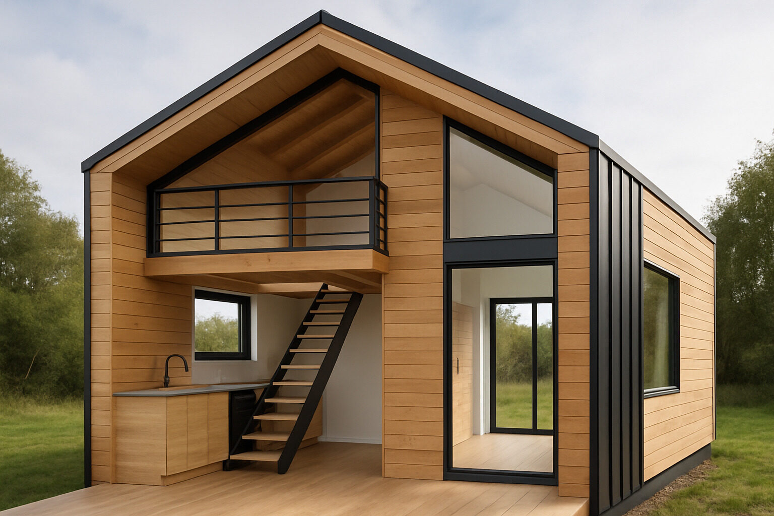 Modern Tiny House With Loft: Design Guide and Layout Ideas