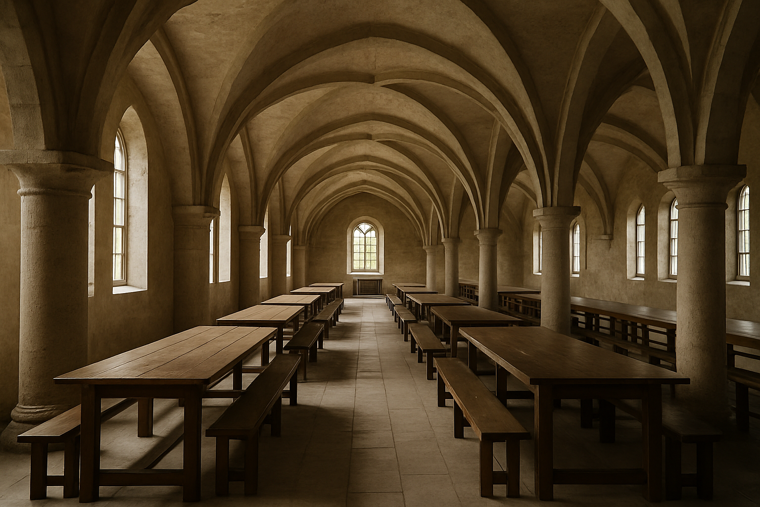 Refectory Layout in Monasteries