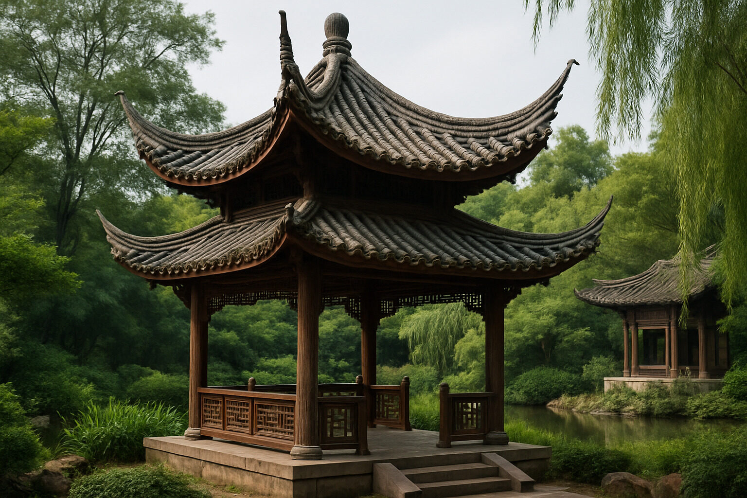 Sichuan Pavilion Architecture: Tradition, Craft, and Design