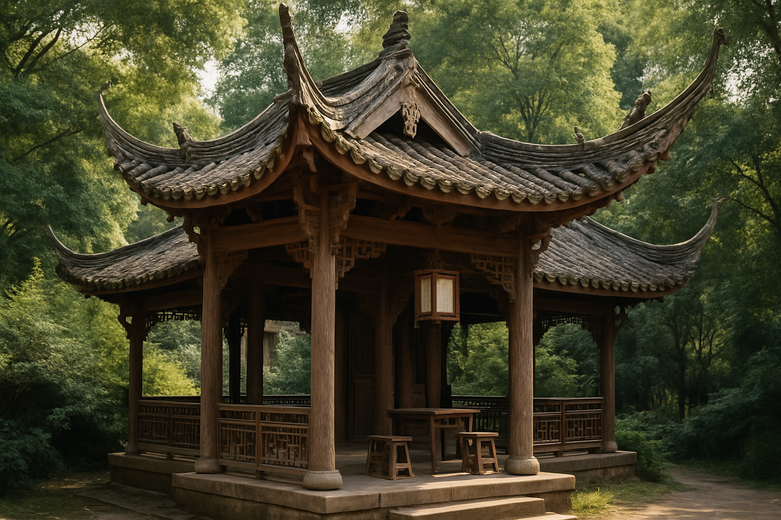 Sichuan Pavilion Architecture: Tradition, Craft, and Design