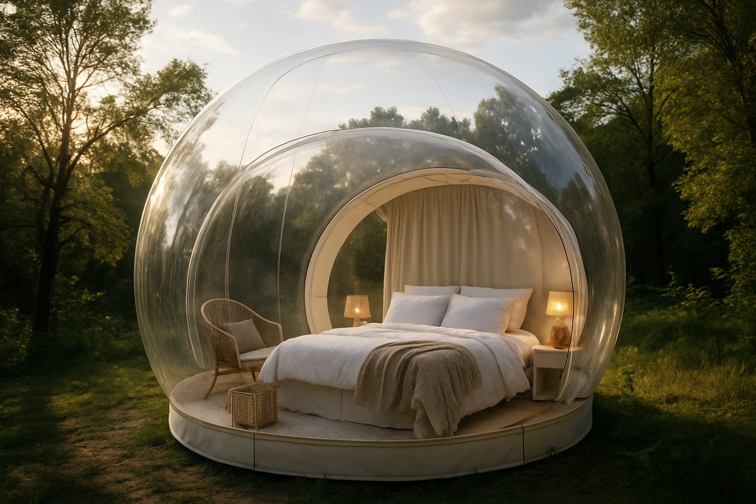 Tiny Bubble Room Guide: Transparent Domes for Glamping and Stargazing