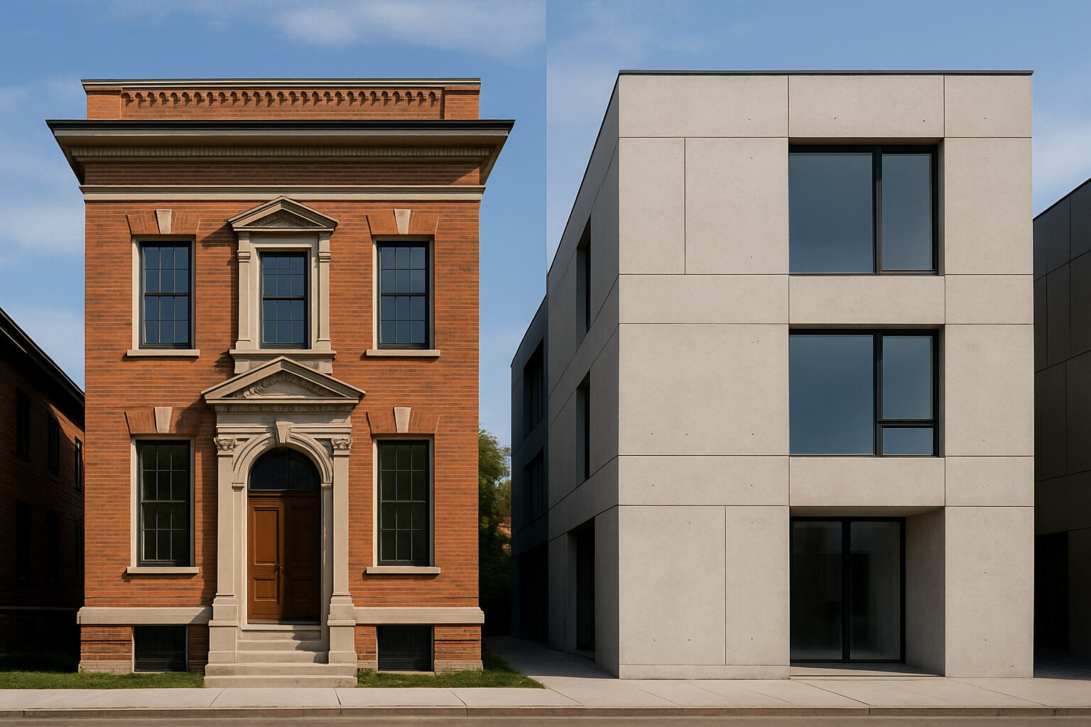 Traditional vs. Modern Architecture: Key Differences in Form, Ornament, and Philosophy