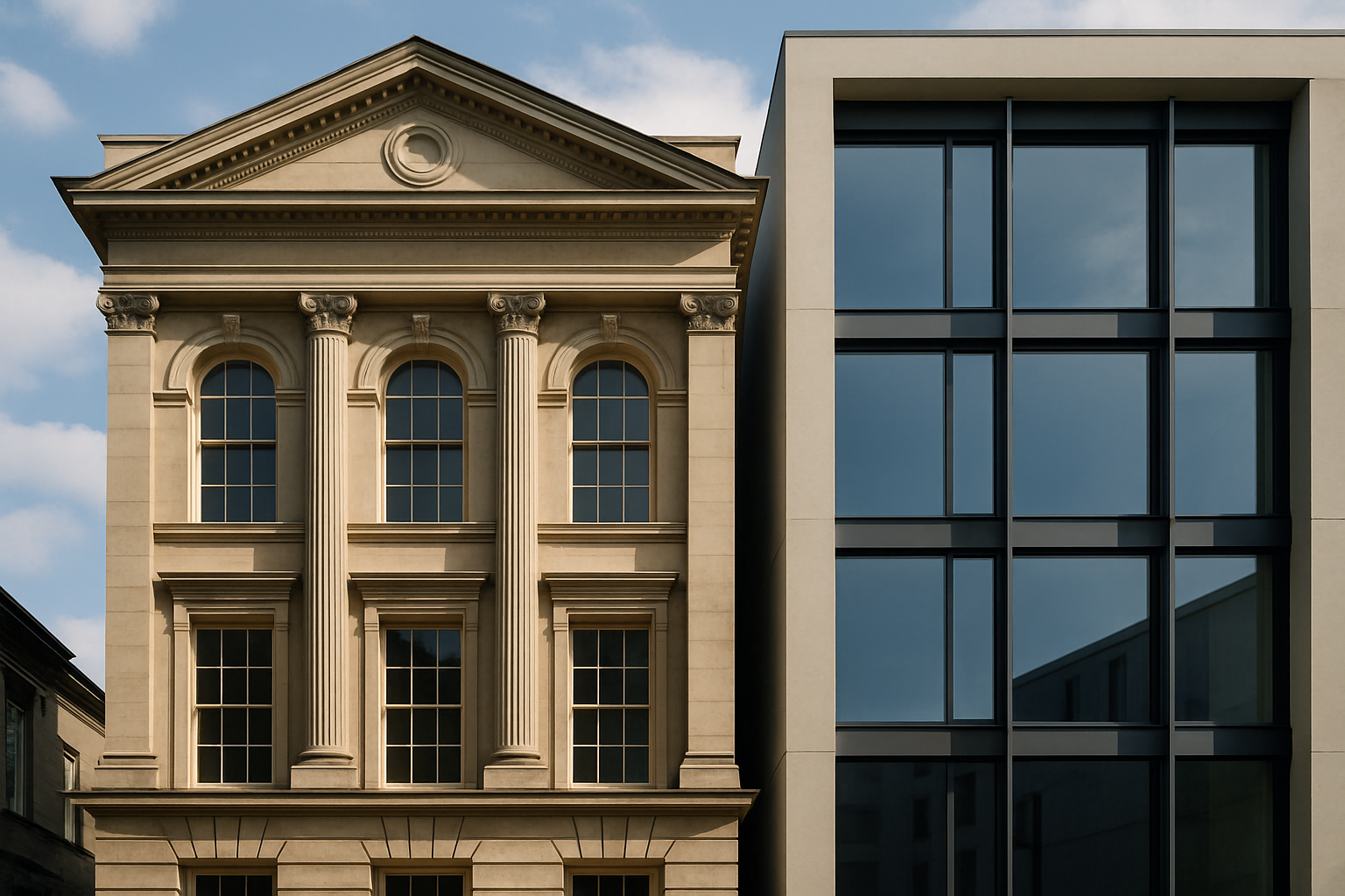 Traditional vs. Modern Architecture: Key Differences in Form, Ornament, and Philosophy