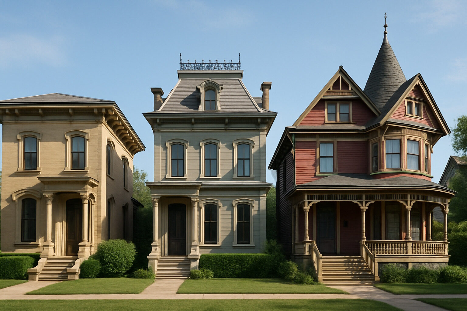 Victorian House Styles Compared: Italianate, Second Empire, and Queen Anne